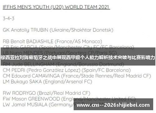 穆西亚拉对阵葡萄牙之战中展现西甲级个人能力解析技术突破与比赛影响力 穆西亚拉对阵葡萄牙之战中展现西甲级个人能力解析技术突破与比赛影响力